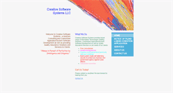 Desktop Screenshot of creativesoftwaresystemsllc.com